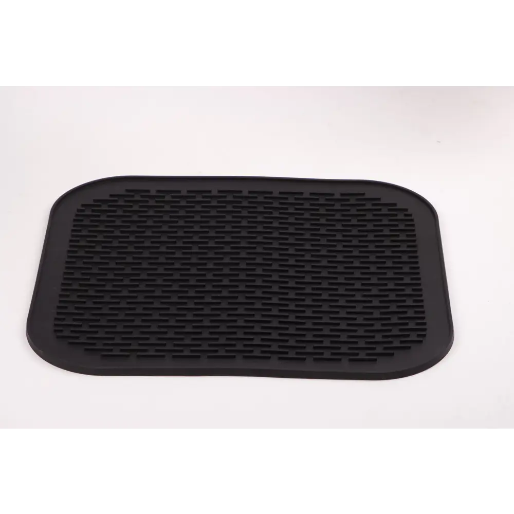 Коврик для сушки посуды KONSENSA 45x40 см силикон цвет черный STLM-2144414 - Вид №3