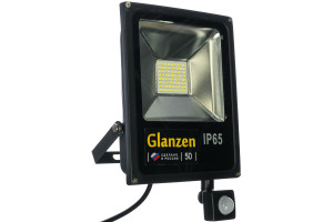 15602382 Светодиодный прожектор c датчиком движения FAD-0013-50 GLANZEN