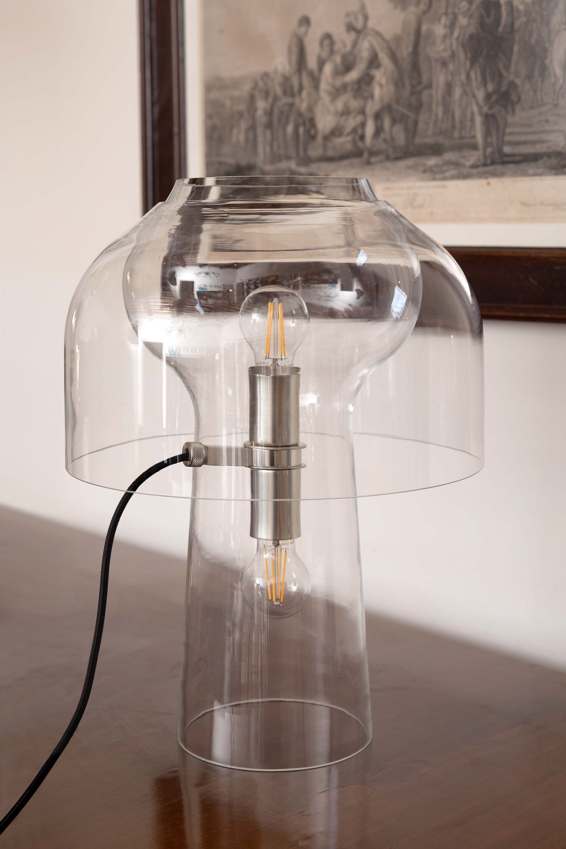 Стеклянная светодиодная настольная лампа Karman LILLY ARCH-00052072 - Вид №5