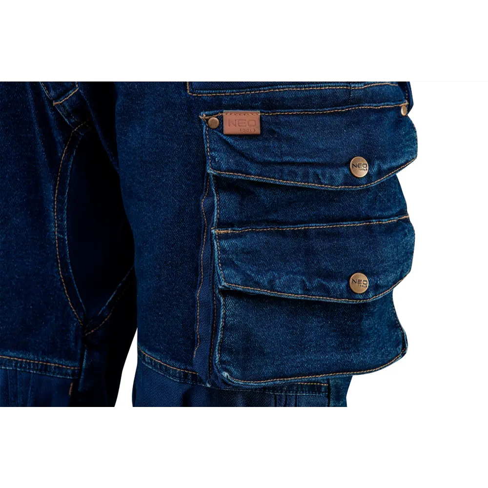 Брюки рабочие с усилением колена Neo Tools Denim синие размер M рост 178-181 83303324 STLM-2019230  - Вид №4