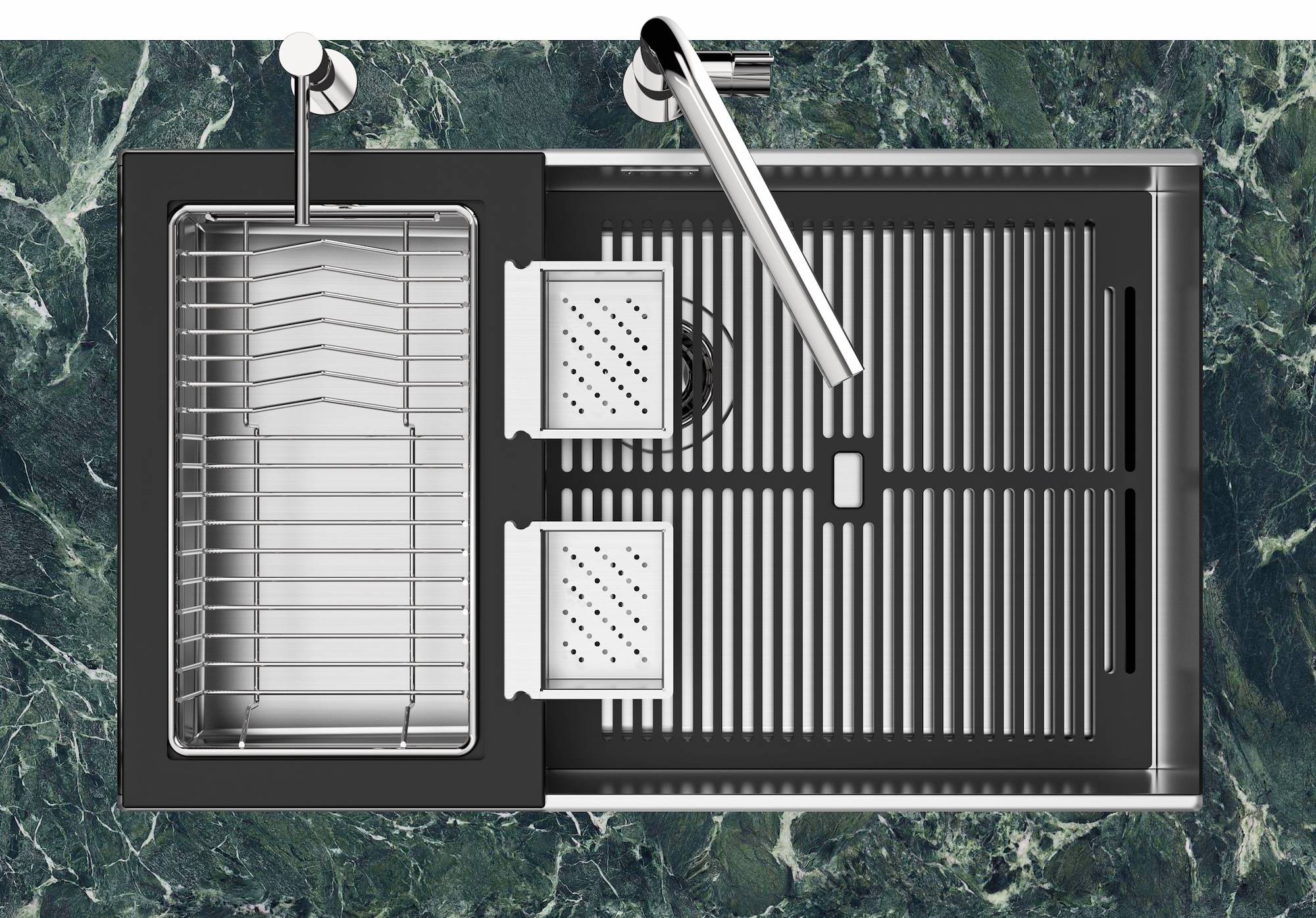 Раковина из нержавеющей стали Foster Quadra Evo ARCH-00124779 - Вид №7