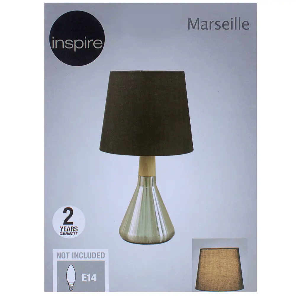 Настольная лампа Marseille 1xE14x40 Вт, металл/сатин INSPIRE STLM-2060679 - Вид №3