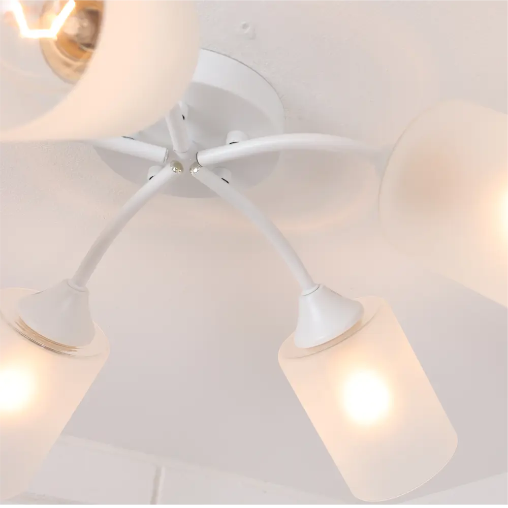 Люстра потолочная «Arido» 23700-5 5 ламп 15 м² цвет белый SCHAFFNER STLM-2044961 - Вид №8