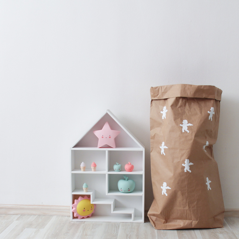 Эко-мешок для игрушек Small Angels из крафт бумаги VAMVIGVAM  282014 Белый;бежевый Santreyd  - Вид №2