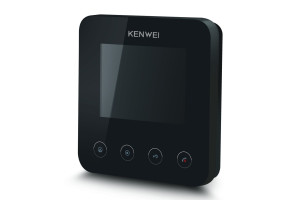 15895100 Цветной монитор видеодомофона без трубки hands-free (черный) KW-E401FC CC000000975 Kenwei