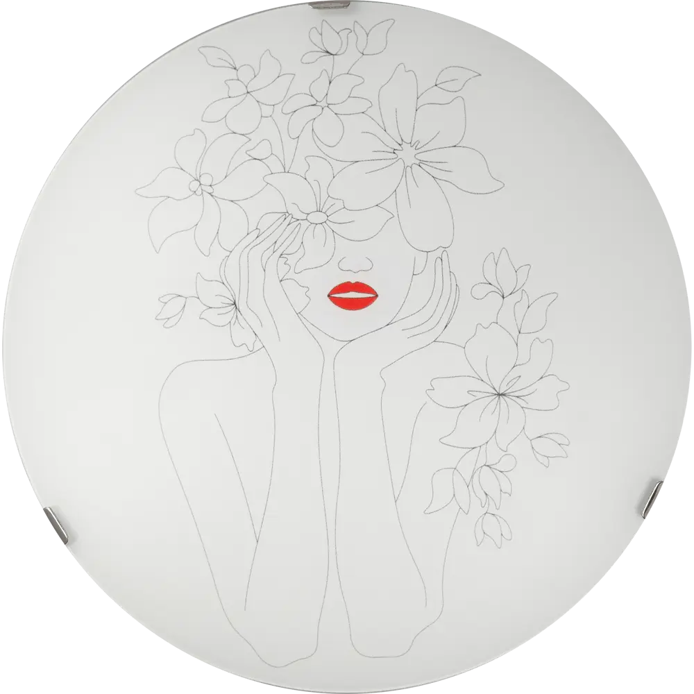 Светильник настенно-потолочный Завод Элетех Девушка 2 лампы цвет белый STLM-2066061 - Вид №2