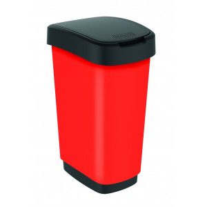 1167710653 ROTHO Rotho контейнер для раздельного сбора мусора Rotho Swing TWIST PREMIUM 25 л 50 л с откидной плавающей крышкой цвет красный 50 л. Красный