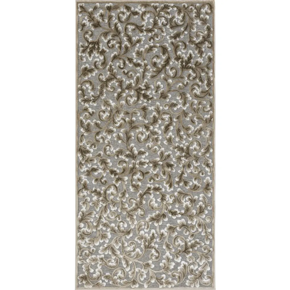 Ковер Роялтафт Шенилл 100x200 см полипропилен 84510_88 цвет серый STLM-2008984 - Вид №1