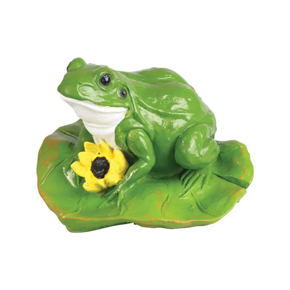 Лягушка с цветком средняя, 16 см Santreyd STLM-2110281