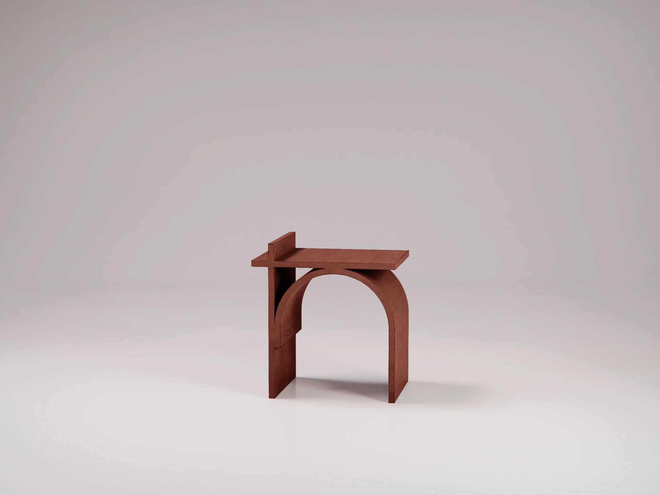 Прямоугольный бетонный журнальный столик Forma&Cemento Abecedario ARCH-00134887 - Вид №2