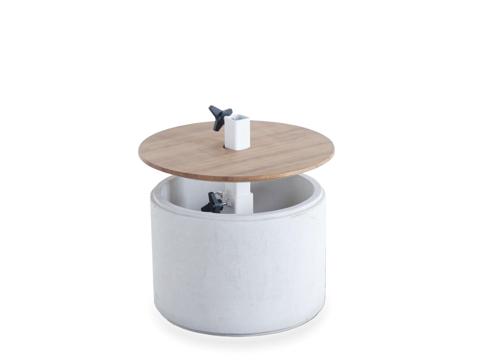 Основание для зонта из бетона и дерева от iroko Unopiù LIPARI ARCH-00069296 - Вид №4