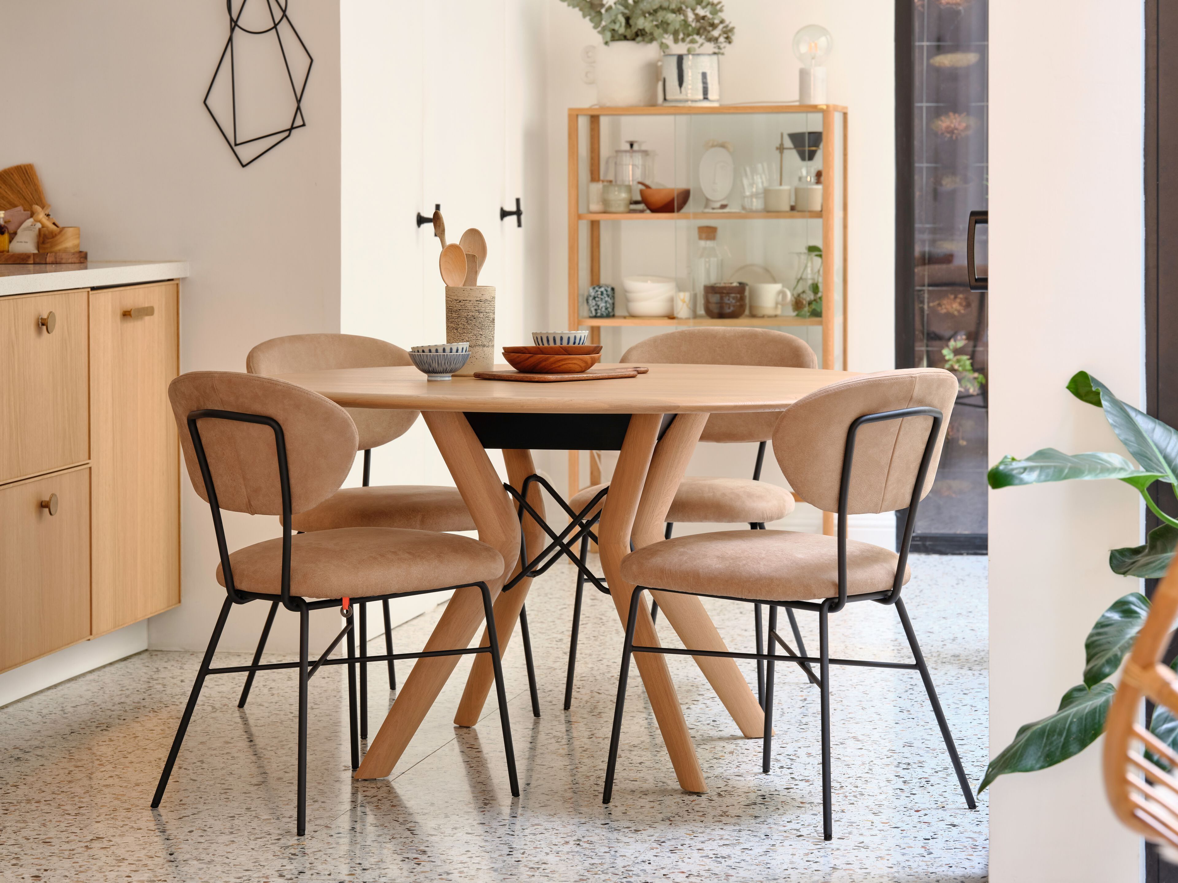 Круглый деревянный обеденный стол Mobitec Trava ARCH-00058695 - Вид №2