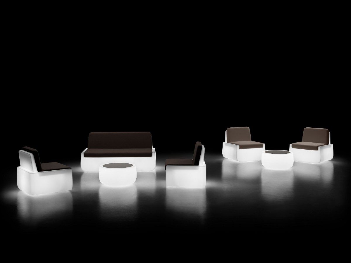 Яркий круглый садовый столик PLUST Bold ARCH-00022986 - Вид №1