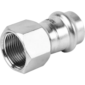 Муфта переходная Rommer 3/4"x22 мм ВПр-ВР нержавеющая сталь