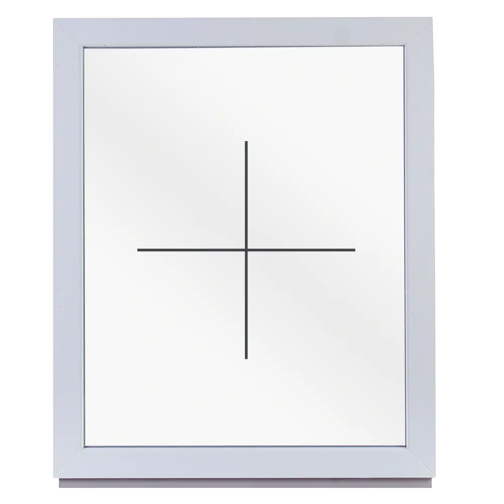 Окно пластиковое ПВХ Deceuninck глухое 1000x800 мм (ВxШ) белый/белый STLM-2001857