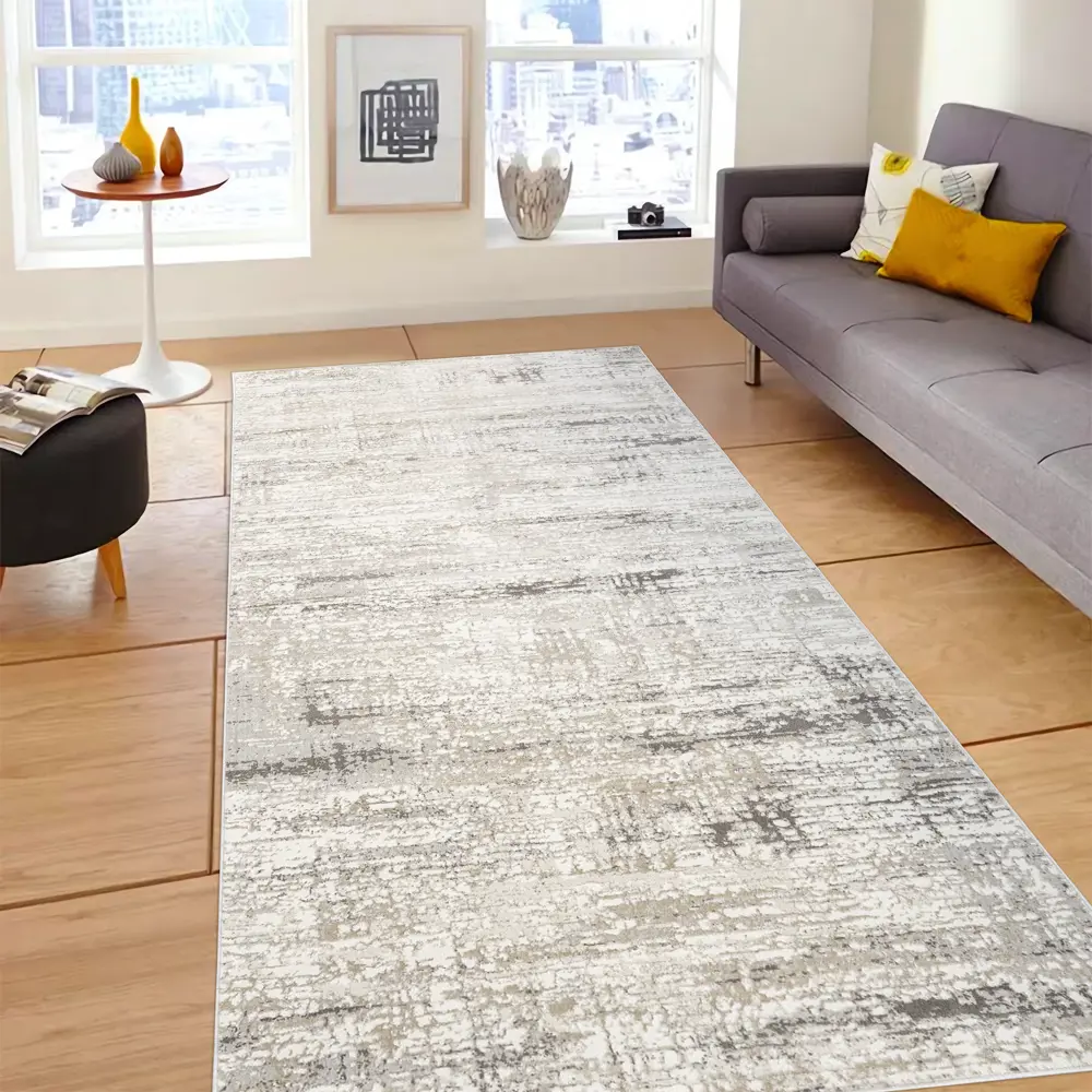 Ковер Белка Визион 200x400 см с рельефной текстурой в бежевых тонах 89424634 STLM-1575533