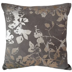 Подушка Seasons Seme бархат 45x45 см цвет серо-коричневый