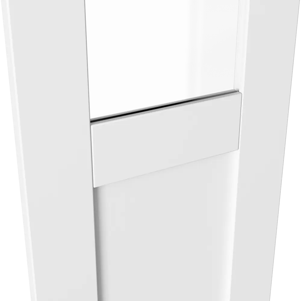 Дверь для шкафа Буккер правая 1 стекло 29.7x193.8x1.6 см ДСП цвет белый Santreyd STLM-2165846 - Вид №4