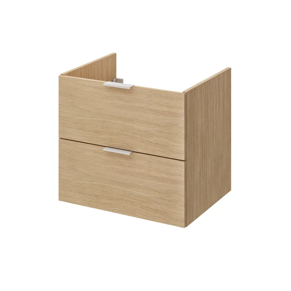 Тумба под раковину подвесная Sensea Essential 60 см цвет дуб STLM-2133366 - Вид №6