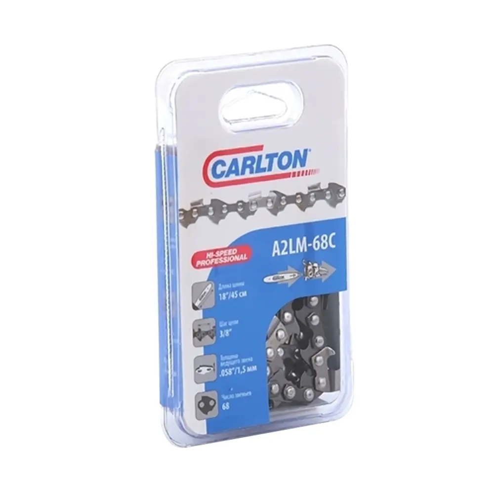 Цепь пильная Carlton 68 звеньев, 3/8 дюйма, паз 1.5 мм STLM-2000143 - Вид №1