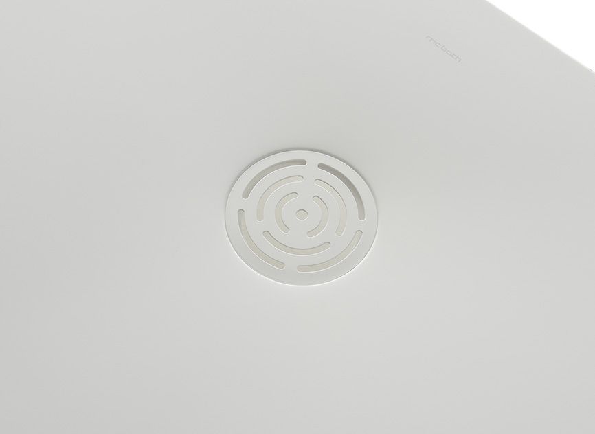 MCBATH Centuria Smooth 160x80 прямоугольный белый sun-id-1959522 - Вид №2