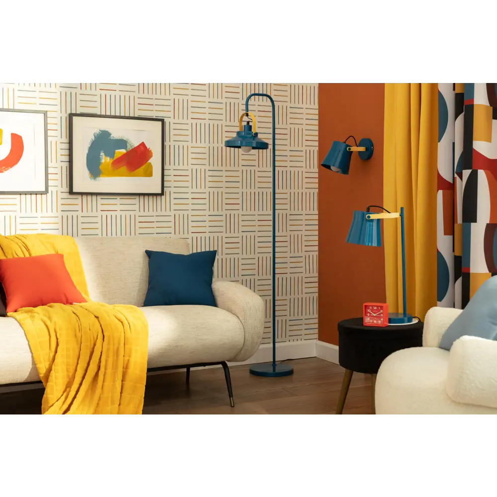 Настольная лампа Wendi TL1225T-01GR, цвет синий Toplight STLM-2083464 - Вид №3