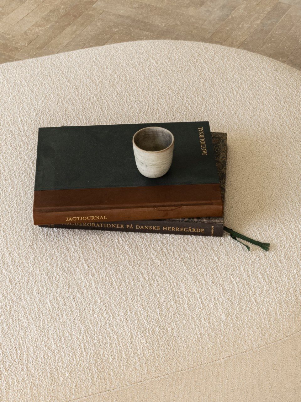 Овальный пуф из ткани EXPORMIM Бочонок ARCH-00133033 - Вид №3