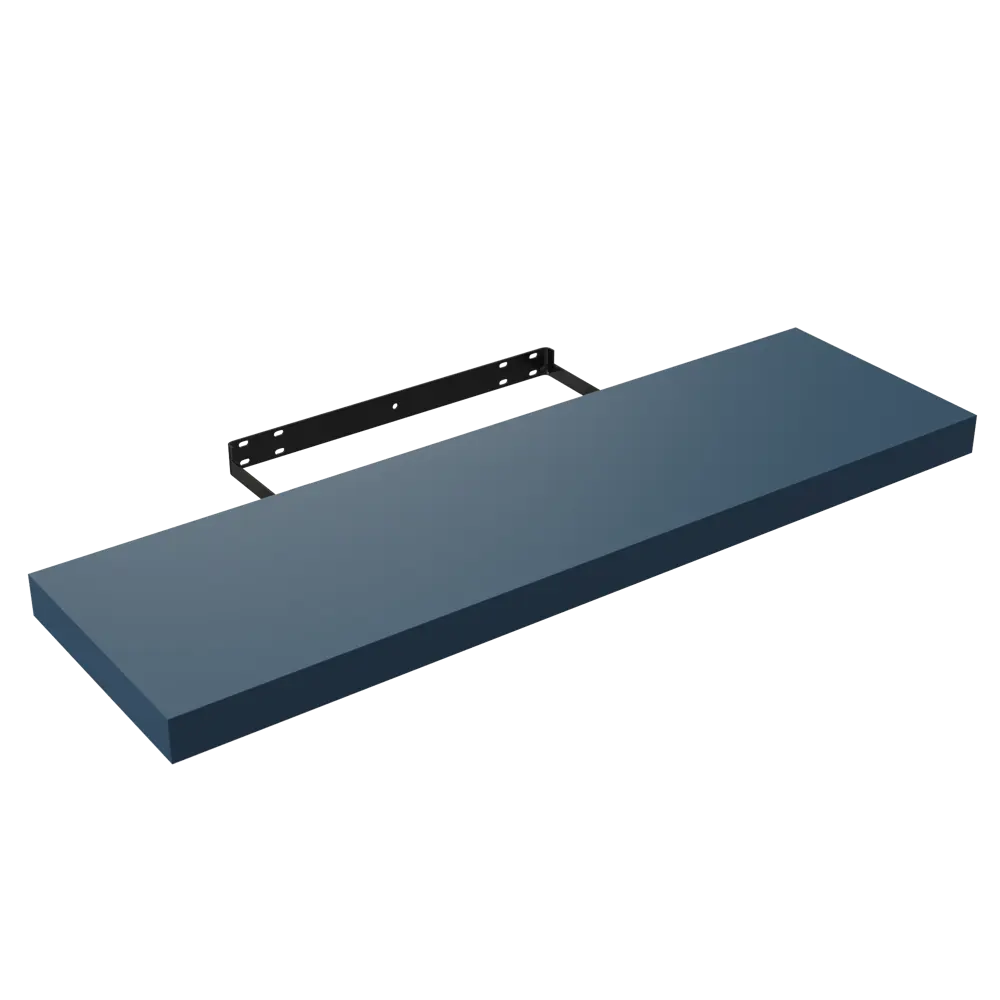 Полка настенная Spaceo Agata 80x23.5 см МДФ цвет синий STLM-2005932 - Вид №6