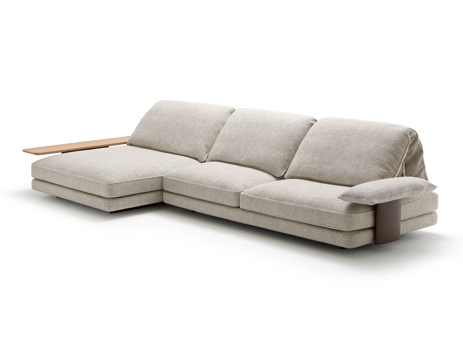 Модульный тканевый диван с полуостровом BertO DAVID ARCH-00051024 - Вид №1