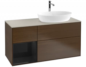 Villeroy&Boch Тумба под раковину Прямоугольная версия F803PHGN Finion Walnut Veneer