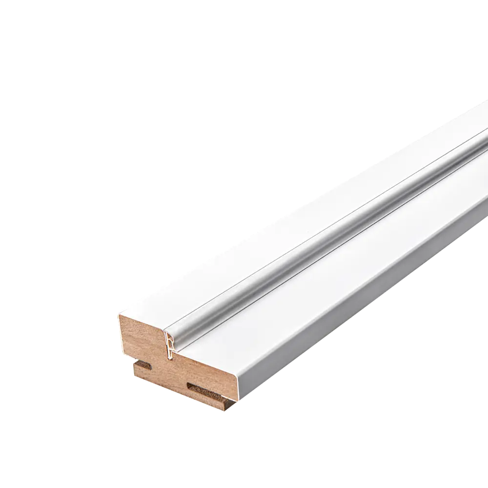 PORTIKA Телескопическая дверная коробка Альпика белая для одностворчатых дверей 88914940 STLM-0903071