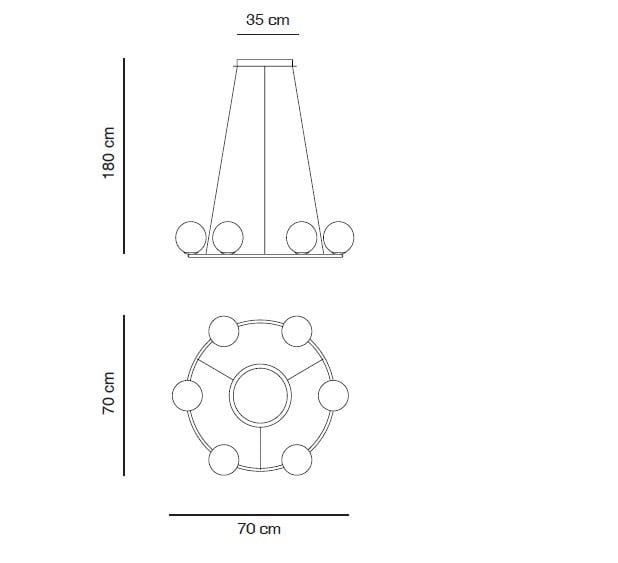 Светодиодный подвесной светильник Alma light ARCH-00038123 - Вид №7
