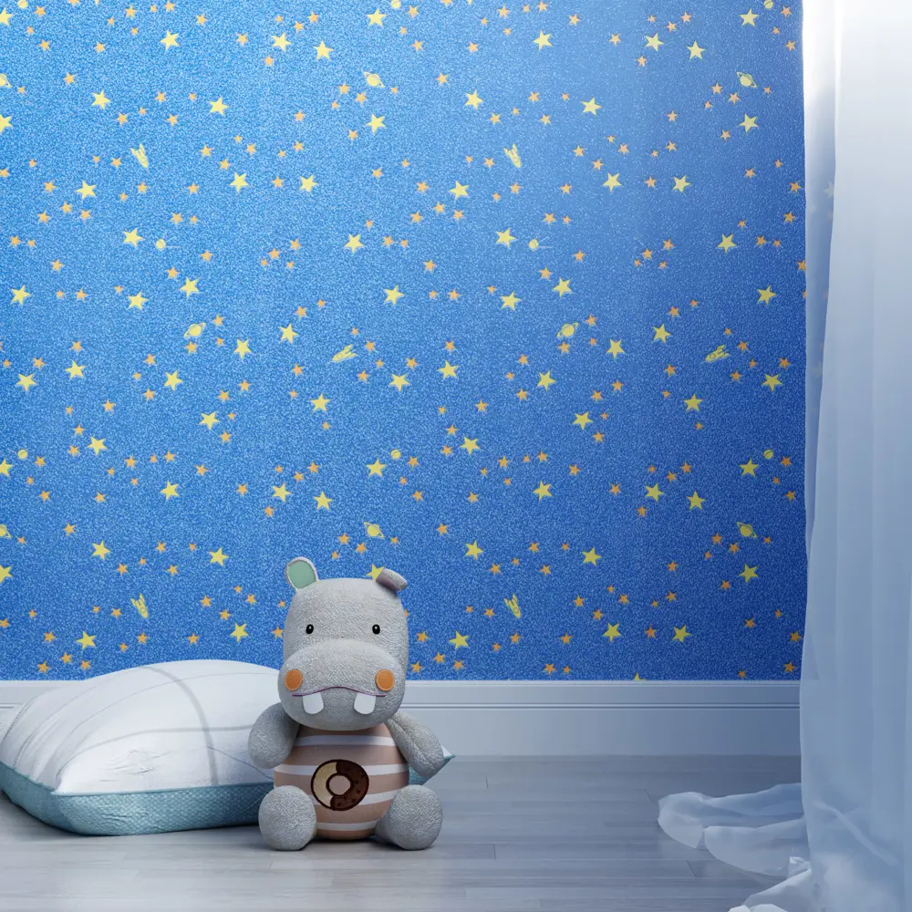 Обои виниловые Палитра Stars синие 0.53 м 1078-63 STLM-2087984 - Вид №2