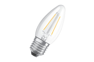 18634525 Светодиодная лампа LED STAR, B, свеча, 5Вт, E27, 600 Лм, 2700 К, теплый белый свет 4058075212398 Osram