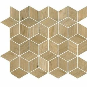 Мозаика и 3D панели из дерева Tarsi Куб 801 Дуб Селект (Гладкая) 430х372 мм.