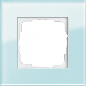 Рамка 1-постовая Gira Esprit салатовое стекло 021118