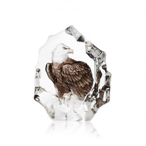 33893 Скульптура "Белоголовый орлан", коричневая, 110/140 мм. Maleras