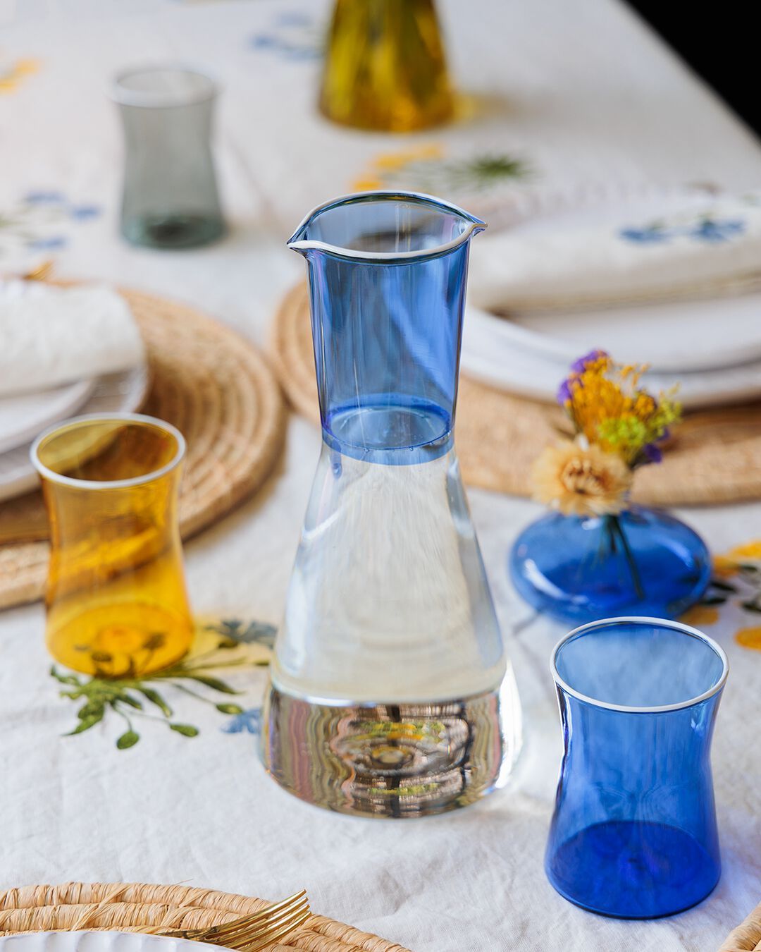 Двухцветный графин из боросиликатного стекла Zafferano Classy ARCH-00012263 - Вид №5