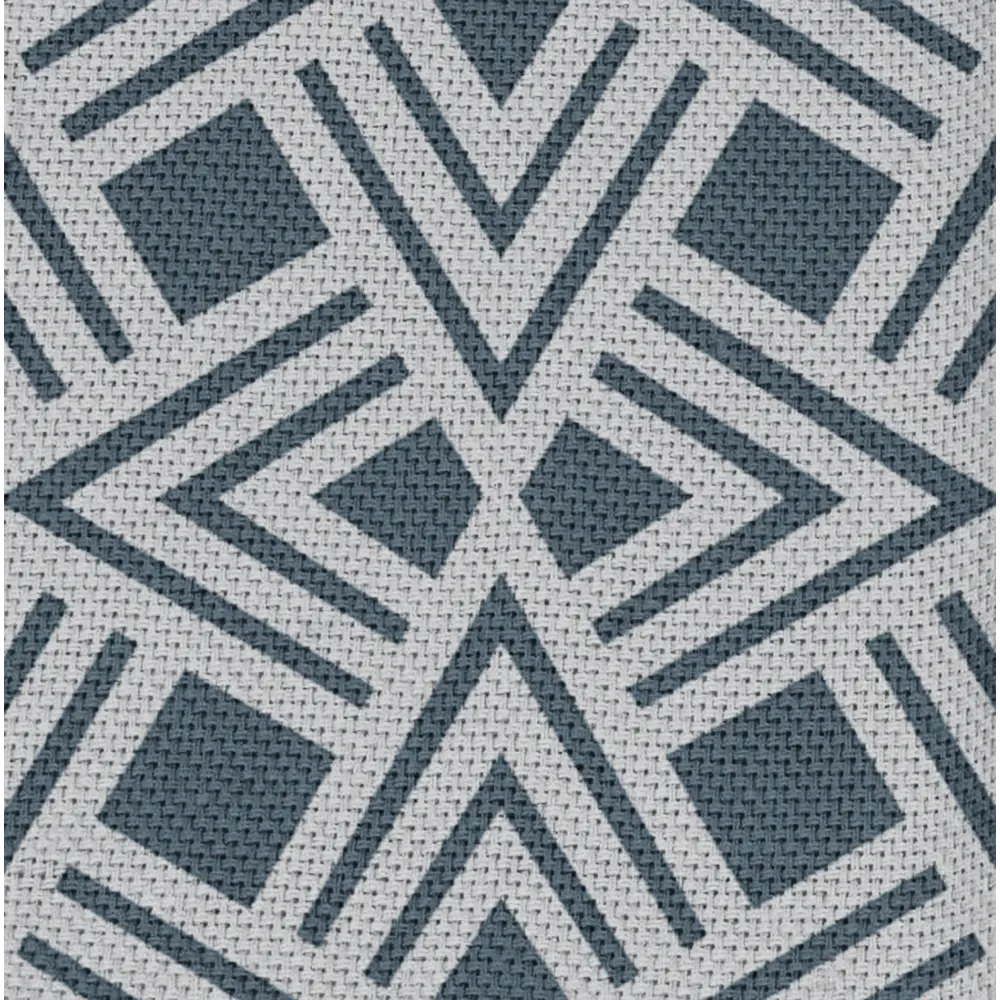 Штора на ленте для кухни «Геометрия» 145x180 см цвет серый LINEN WAY STLM-2073941 - Вид №1