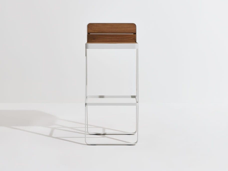 Высокий садовый стул из тикового дерева Terraforma Makemake ARCH-00152756 - Вид №2