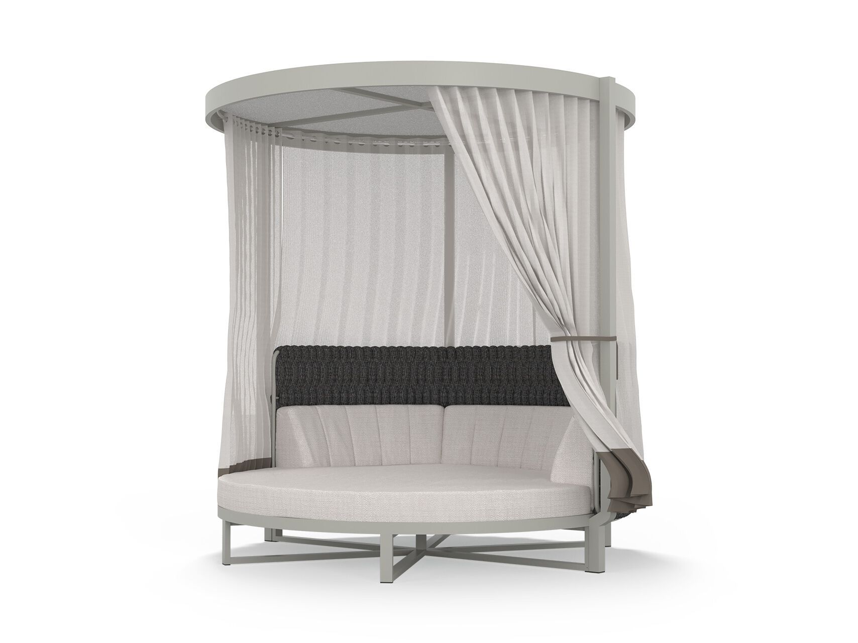 Круглая Садовая кровать из ткани с балдахином MAMAGREEN Munia ARCH-00135222