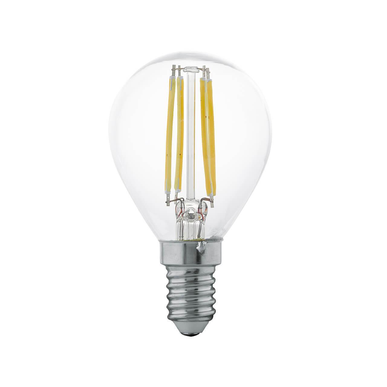 11499 Лампа светодиодная филаментная E14 4W 2700К прозрачная Eglo LM_LED_E14