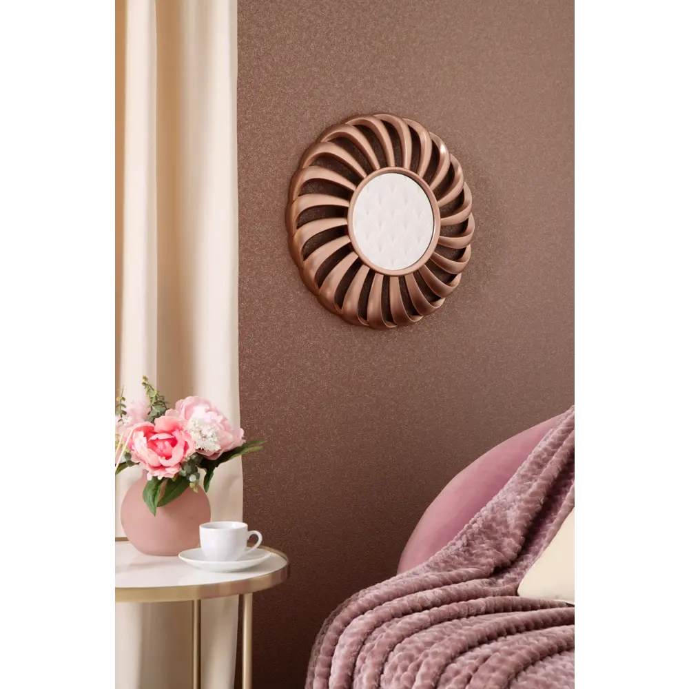 Зеркало настенное «Лопасти» круг D40 см цвет золотой 82481037 STLM-2151238 ALL WALL  - Вид №3