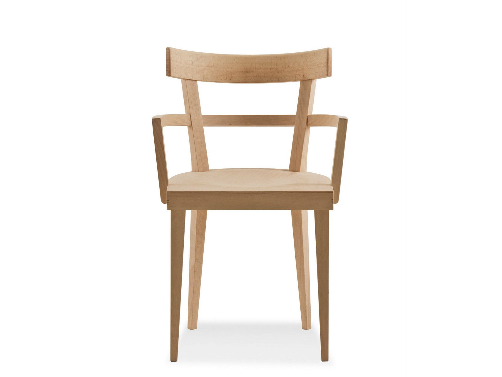 Стул из бука с подлокотниками Billiani кафе ARCH-00095289