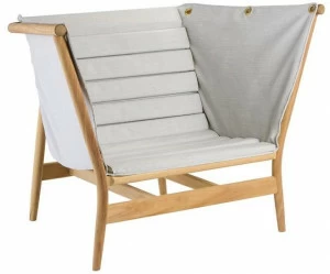 calma Садовое кресло из ткани с подлокотниками Marea