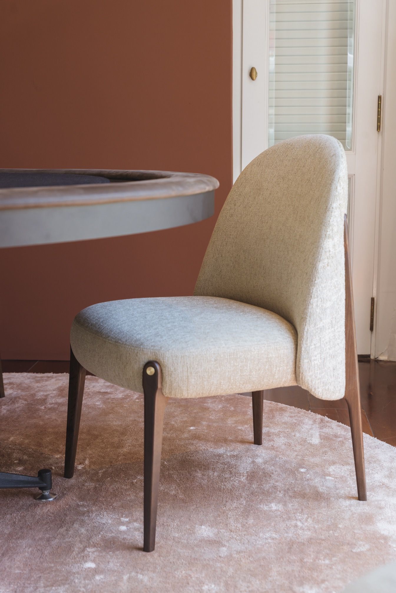 Мягкий стул из ткани District Eight Ames ARCH-00101718 - Вид №3