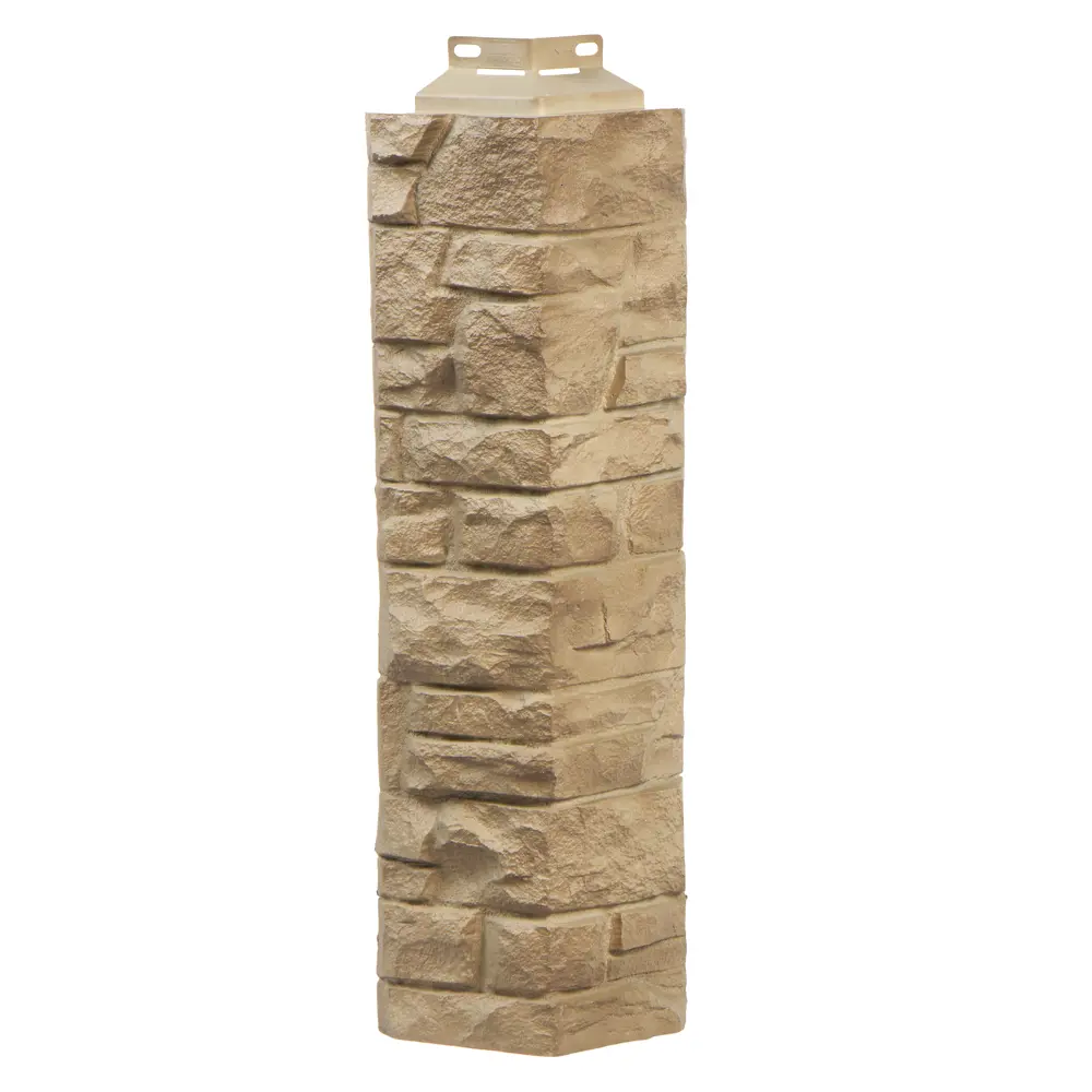 Наружный угол Fineber для фасадных панелей Скала в песочном цвете 14380294 STLM-0004817