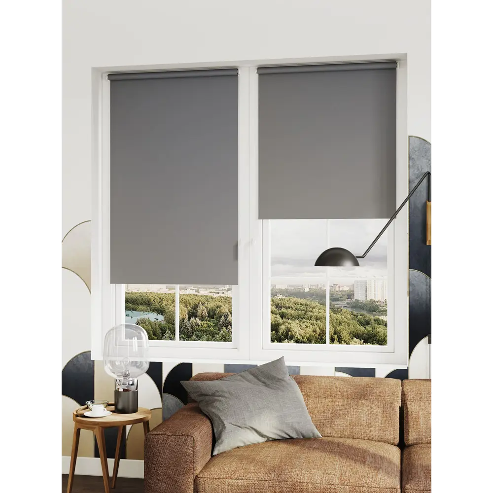 Штора рулонная Сансет 60x250 см графит DOMLEGRAND STLM-2092279 - Вид №3