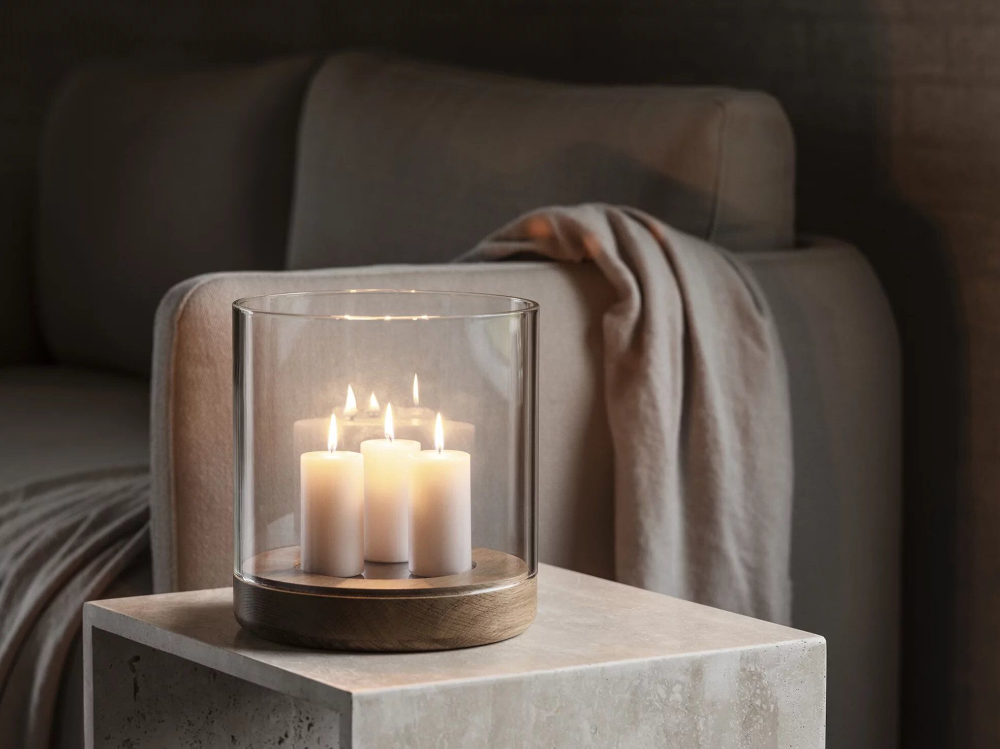 Квадратный мраморный журнальный столик blomus VARU ARCH-00078130 - Вид №8