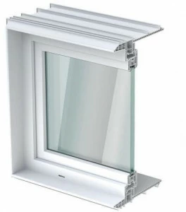 ACO PASSAVANT Распашное окно пвх с двойным остеклением Aco therm® 1.2